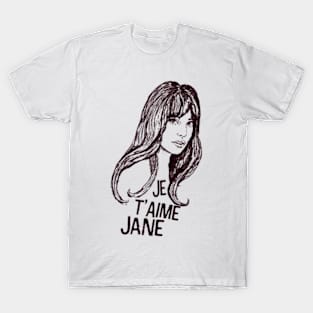 Je T’aime Jane Birkin T-Shirt